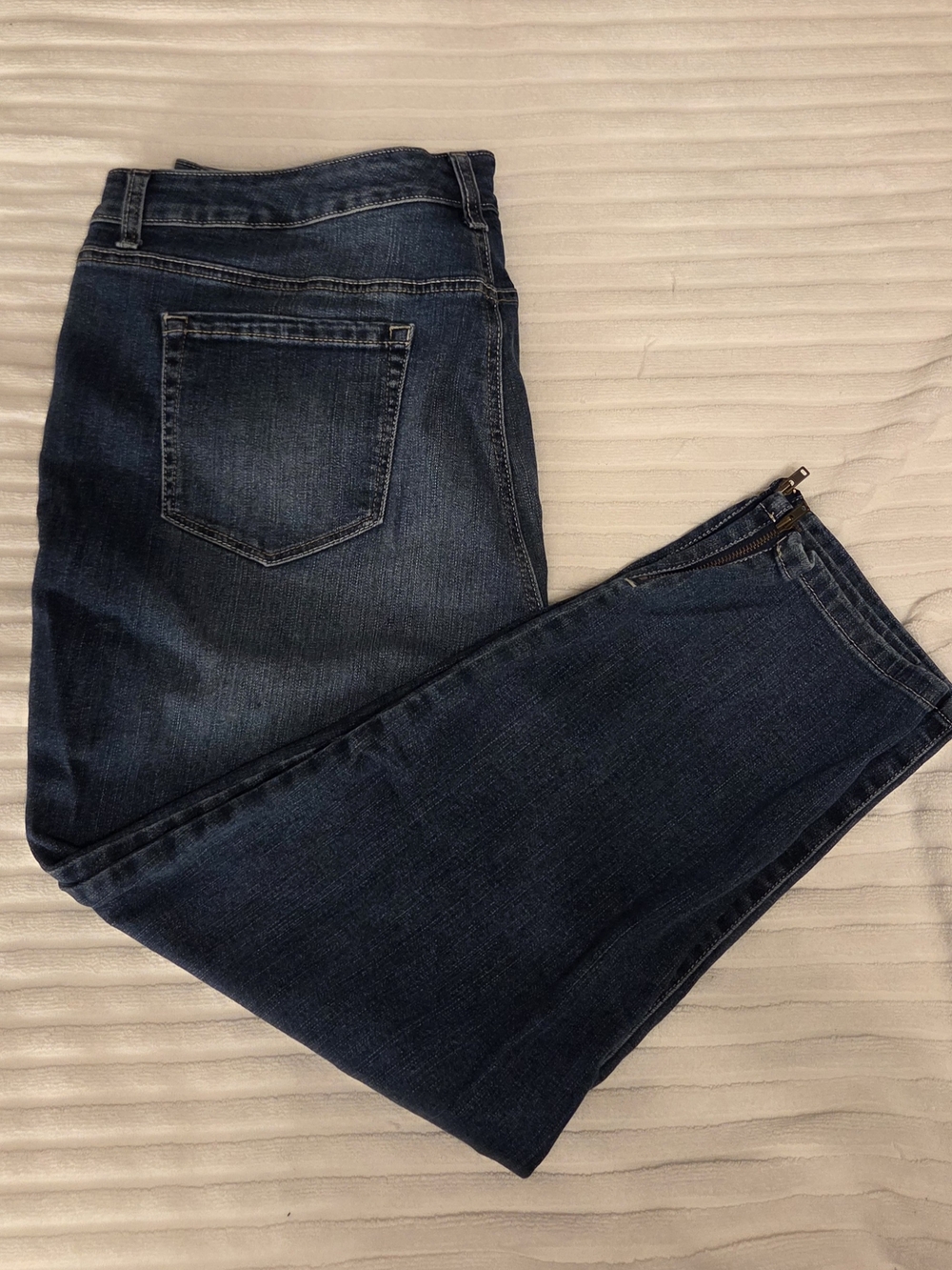 Style & Co. Dark Wash Ankle Carpi Jeans